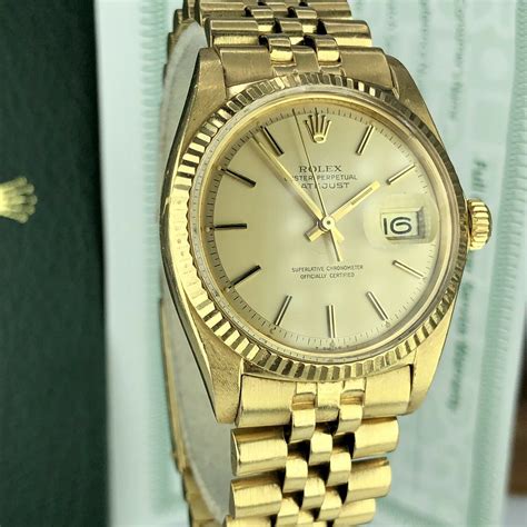 old rolex gold chronometer|vintage rolex datejust 36mm.